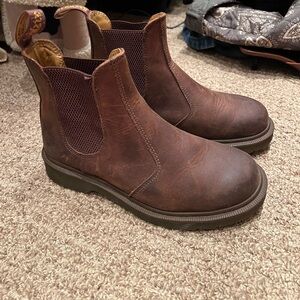 Dr. Martens Dark Brown Leather Boots